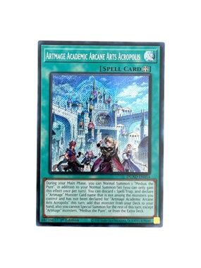 Yugioh Artmage Academic Arcane Arts Acropolis DUAD-EN054 Secret Rare 1st Ed NM